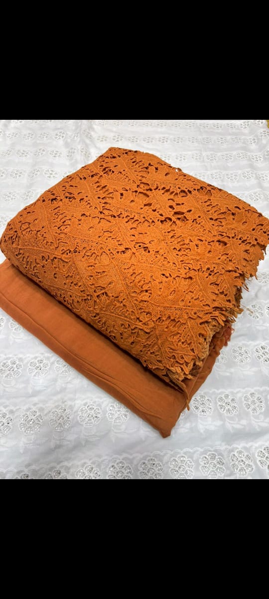 Qureshiya Cut Work Chikan Kari Shirt Stonehost Trouser 2 Pcs