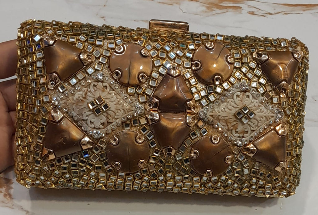 New Trending Kundan Clutches