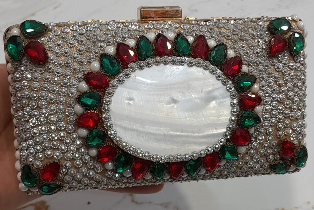 New Trending Kundan Clutches