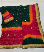 Chiffon Chundri Gotta Work Shirt Duppatta