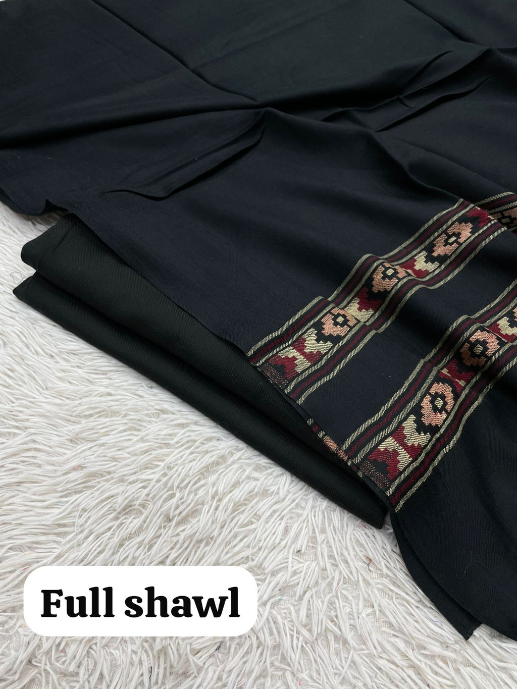 Pashmina 3 Pcs Suit With Kani Full Size Shawal