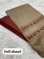 Pashmina 3 Pcs Suit With Kani Full Size Shawal