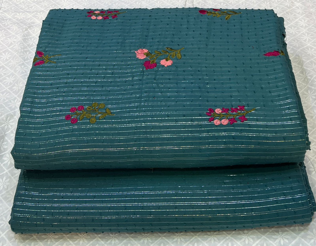 New Broshia Embroidered Shirt with Same Trouser – 2 Piece Suit