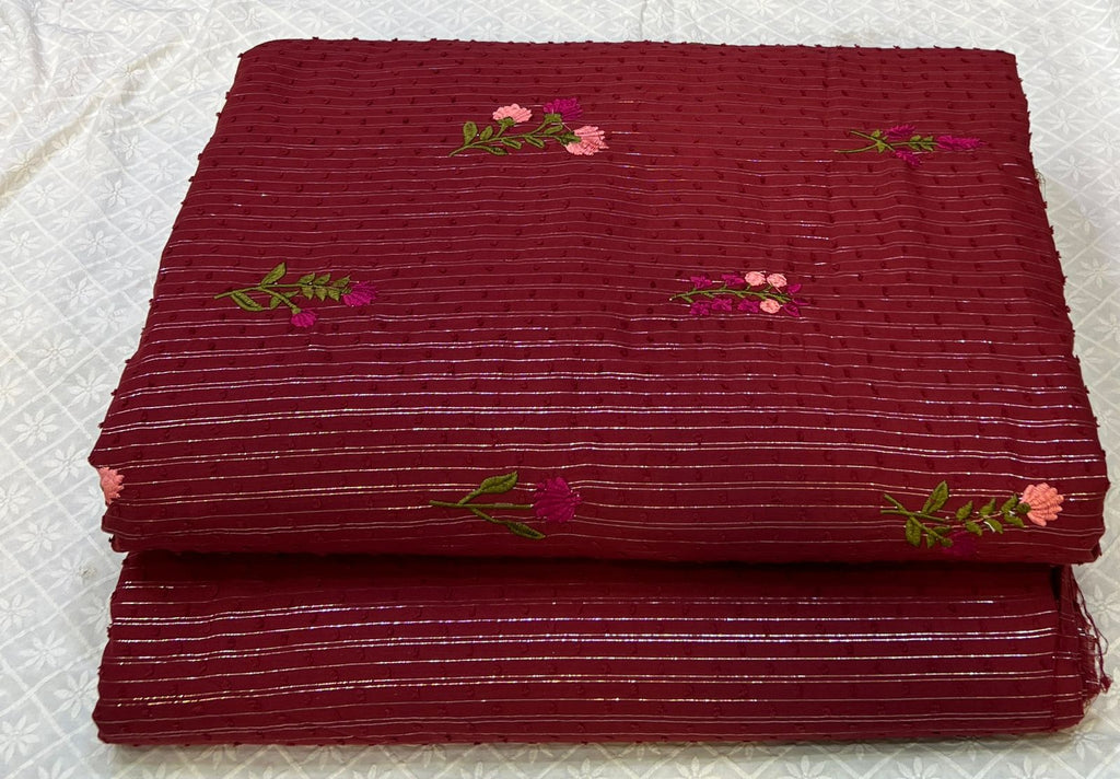 New Broshia Embroidered Shirt with Same Trouser – 2 Piece Suit