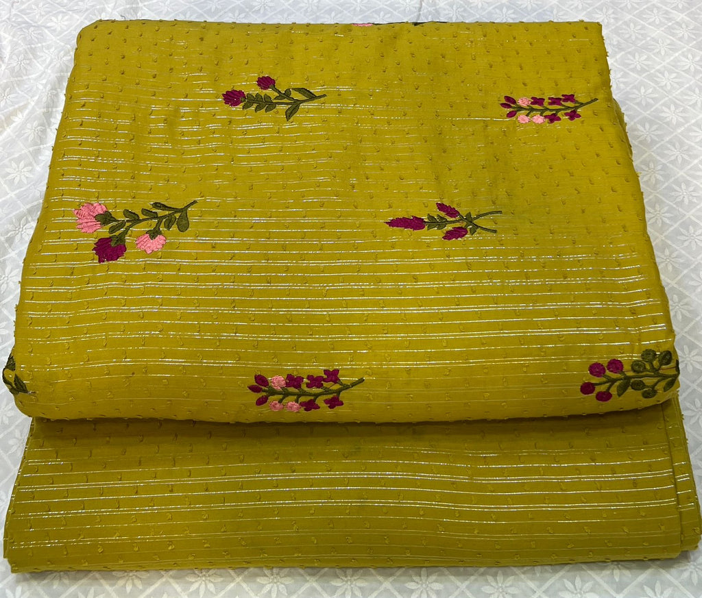 New Broshia Embroidered Shirt with Same Trouser – 2 Piece Suit