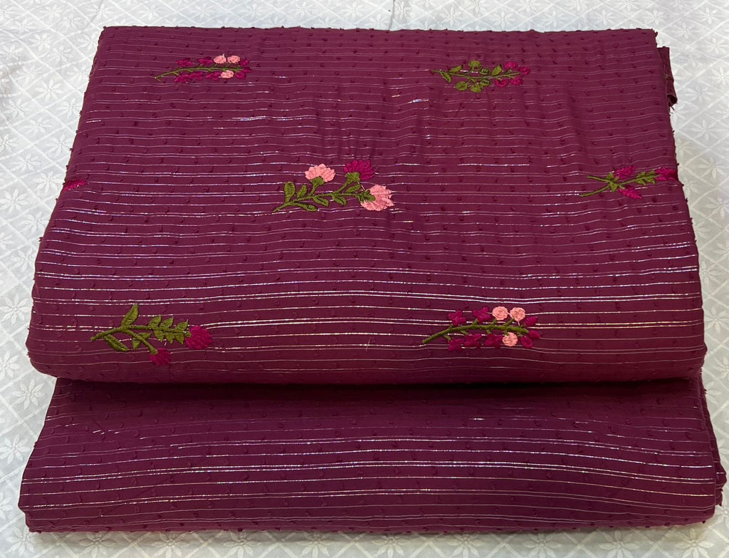 New Broshia Embroidered Shirt with Same Trouser – 2 Piece Suit