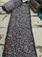 New Crystal Silk Cutdana 3 Pcs  Suit