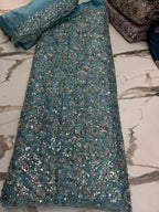 New Crystal Silk Cutdana 3 Pcs  Suit