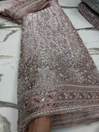 New Crystal Silk Cutdana 3 Pcs  Suit