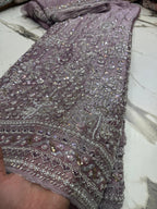 New Crystal Silk Cutdana 3 Pcs  Suit