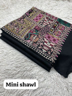 New Design Pashmina 3 Pcs Suit With Embroidered Mini Shawl