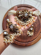 Designer Collection Handmade Turkish With Mother Pearl Chokkar Set