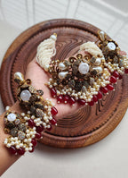 Designer Collection Handmade Turkish With Mother Pearl Chokkar Set