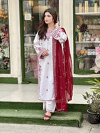 SNOW DROP EMBROIDERED 3PC