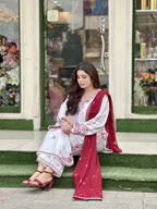 SNOW DROP EMBROIDERED 3PC