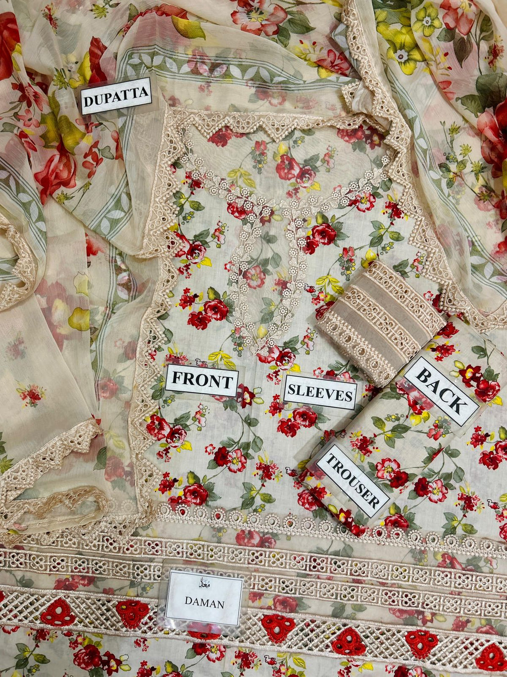 Elaf ECD 2A Lawn & Chiffon