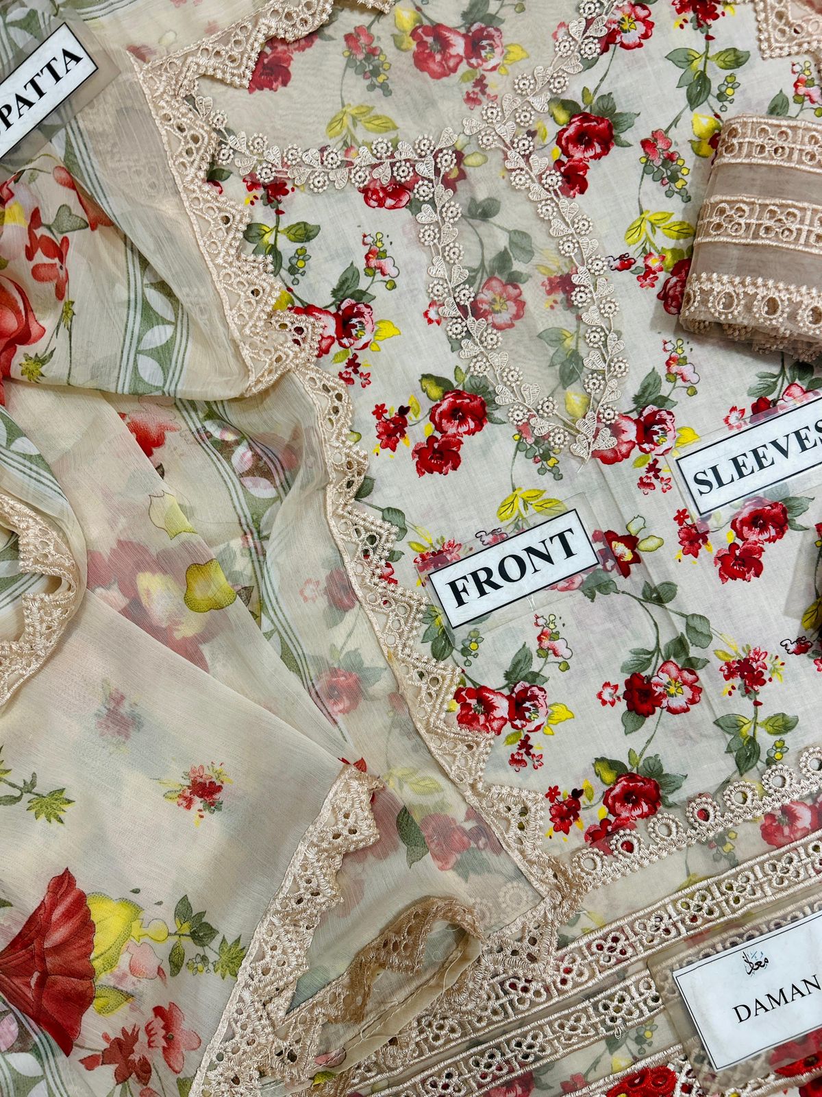 Elaf ECD 2A Lawn & Chiffon