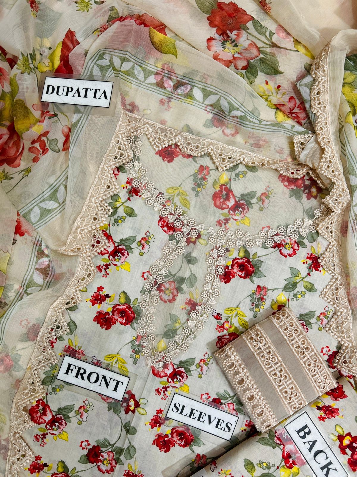 Elaf ECD 2A Lawn & Chiffon