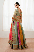 Baroque Luxury Formal Bridal  Wedding Collection- Special Lehenga Choli For Mehndi Events