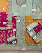 Baroque Luxury Formal Bridal  Wedding Collection- Special Lehenga Choli For Mehndi Events