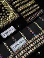 JAZMIN VELVET CHIFFON RAW SILK