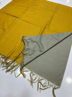 Fine pashmina soft wool reversible full size shawls