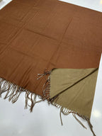 Fine pashmina soft wool reversible full size shawls