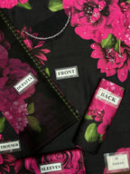 Shapphire Silk Suit With Silk Dupatta