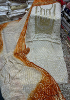 Stuff Shamoose Silk Premium Quality Chunri Mukesh Shirt