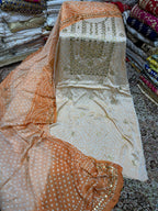 Stuff Shamoose Silk Premium Quality Chunri Mukesh Shirt