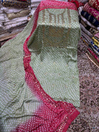 Stuff Shamoose Silk Premium Quality Chunri Mukesh Shirt