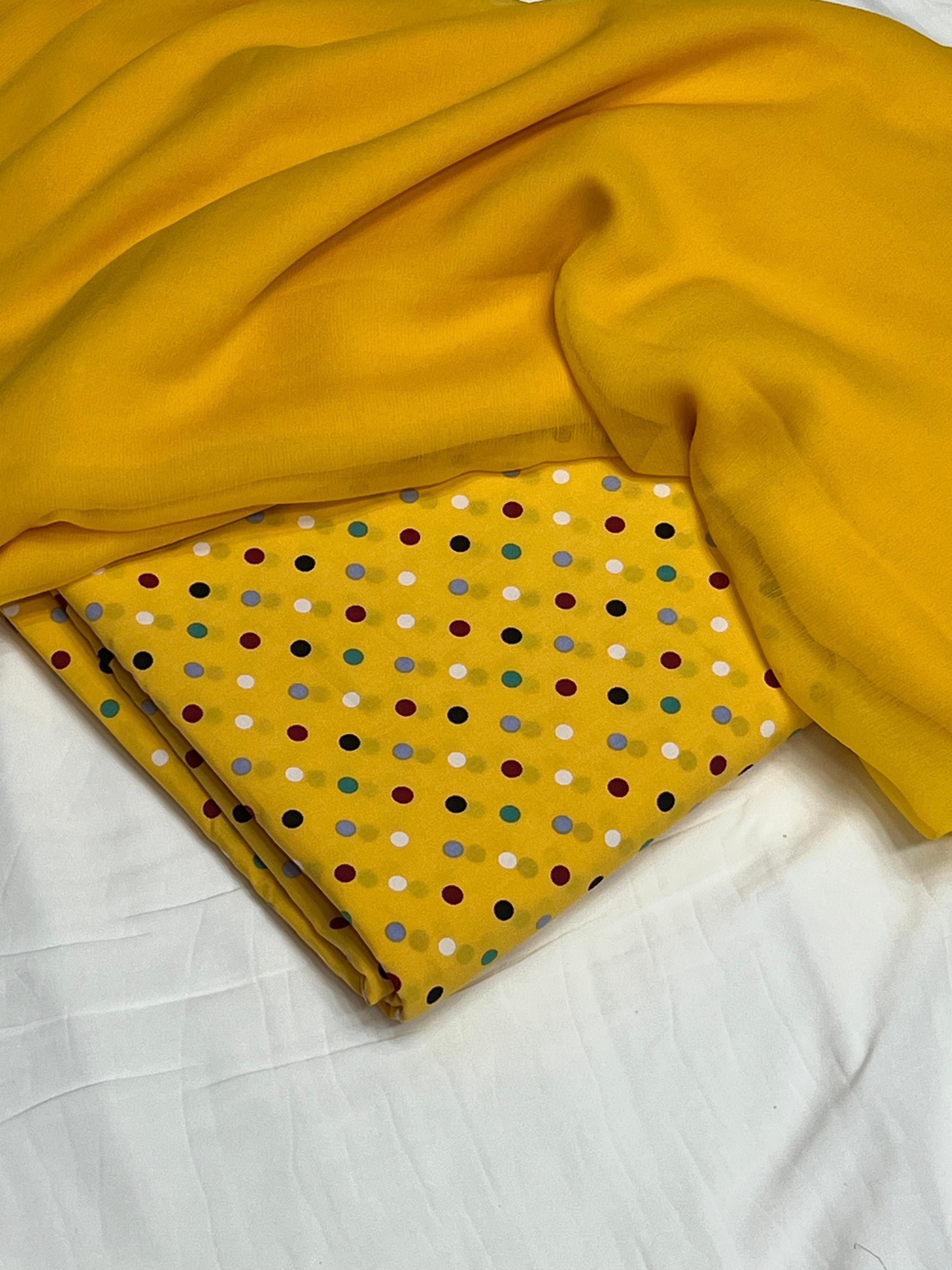 Pure Original China 3Pcs Boski Lilen With Crinkle Pk Pure Chiffon Dupatta