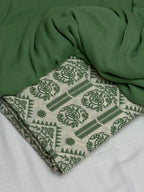 Pure Original China 3Pcs Boski Lilen With Crinkle Pk Pure Chiffon Dupatta