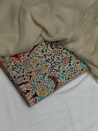 Pure Original China 3Pcs Boski Lilen With Crinkle Pk Pure Chiffon Dupatta