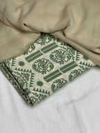 Pure Original China 3Pcs Boski Lilen With Crinkle Pk Pure Chiffon Dupatta