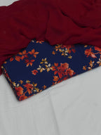 Pure Original China 3Pcs Boski Lilen With Crinkle Pk Pure Chiffon Dupatta