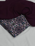 Pure Original China 3Pcs Boski Lilen With Crinkle Pk Pure Chiffon Dupatta