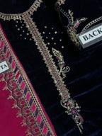 Naqashi Embroidered Velvet Dress