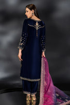 Naqashi Embroidered Velvet Dress