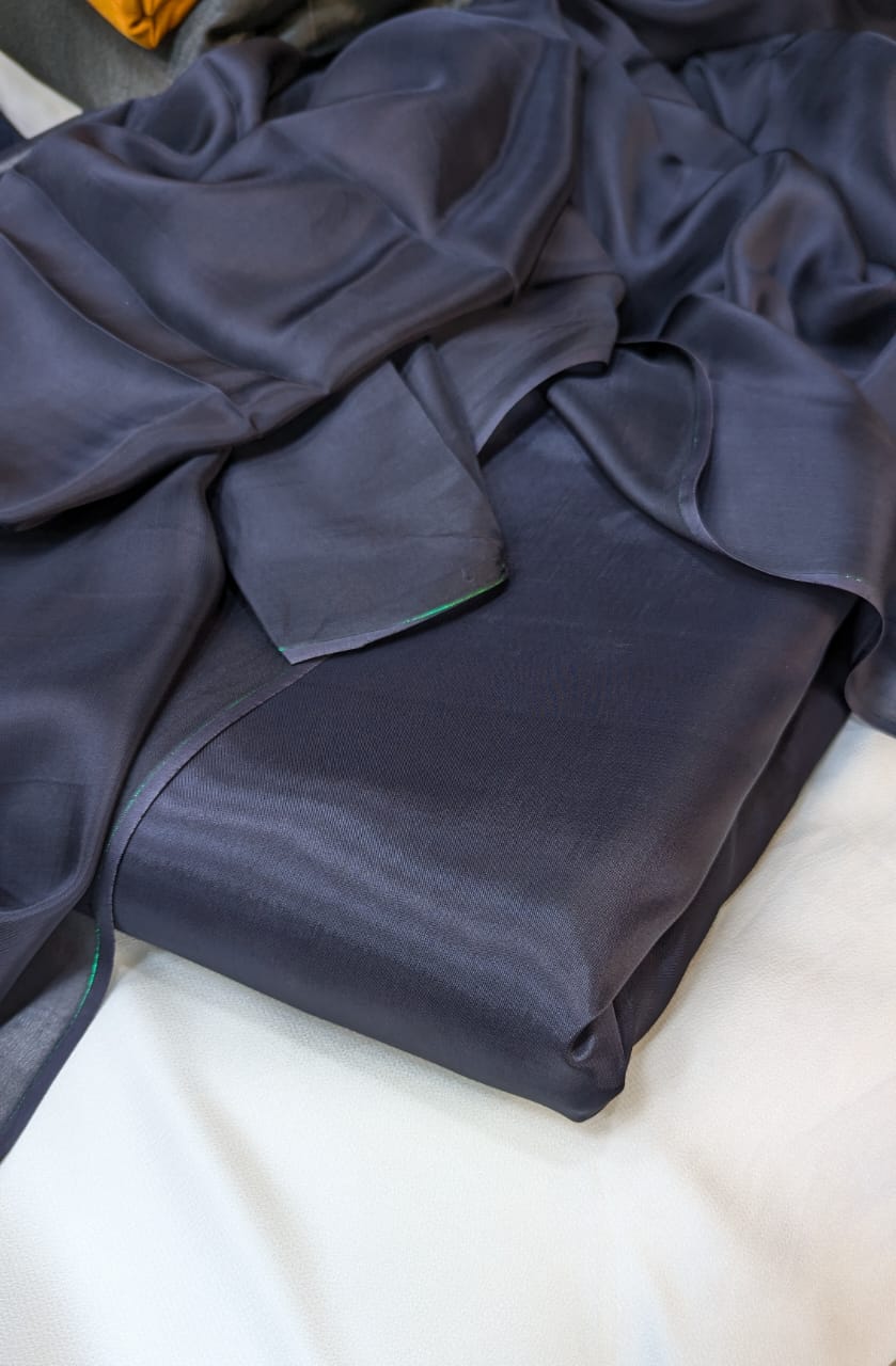 RUSSIAN SILK SHIRT TROUSER WITH SOFT SILK DUPATTA 3 PCS