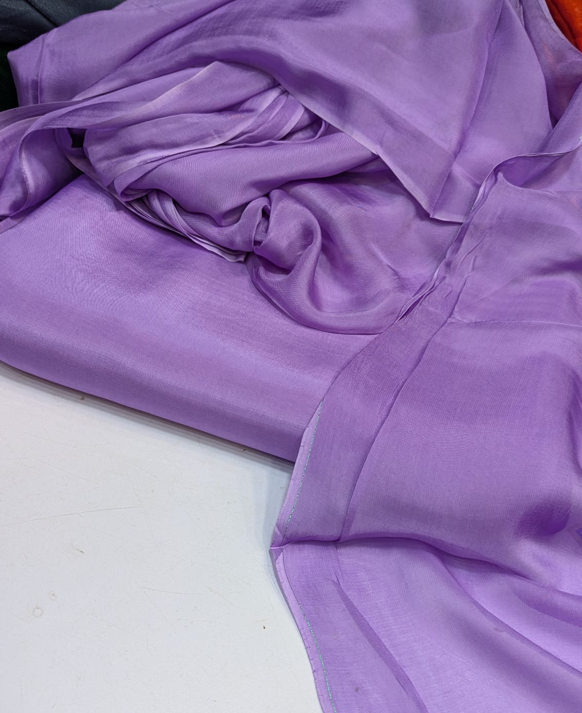 RUSSIAN SILK SHIRT TROUSER WITH SOFT SILK DUPATTA 3 PCS