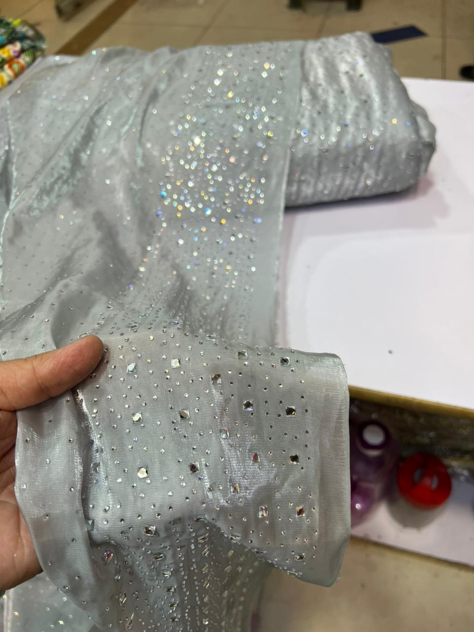 Fine Korean Sheesha Silk Cut Dana Stone and Jacko Stone Work