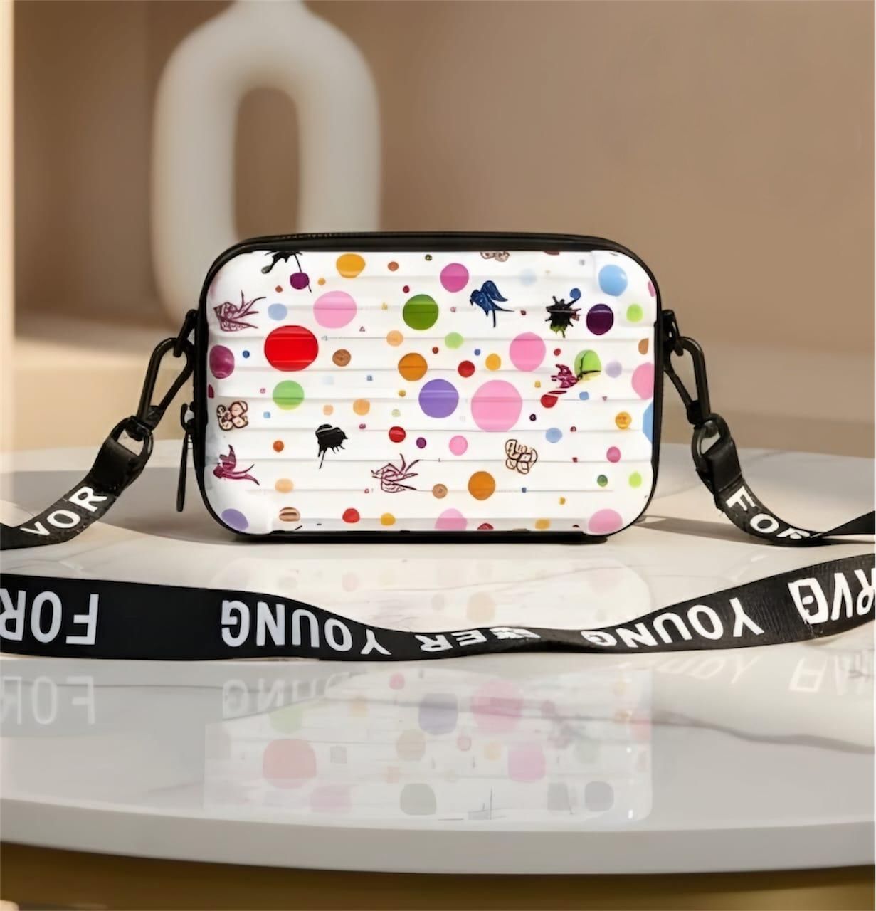 IMPORTED PRINTED FIBER  CROSSBODY FOR WOMEN 🎀