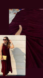 Velvet 2-Piece Suit 5Yards  in Superior Quality Micro Velvet