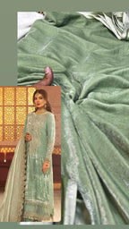 Velvet 2-Piece Suit 5Yards  in Superior Quality Micro Velvet