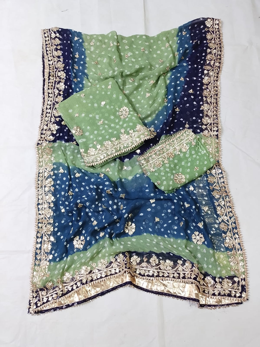 New Design Hand MADE  Beautiful Gotta Chunri Suits  2 Pcs