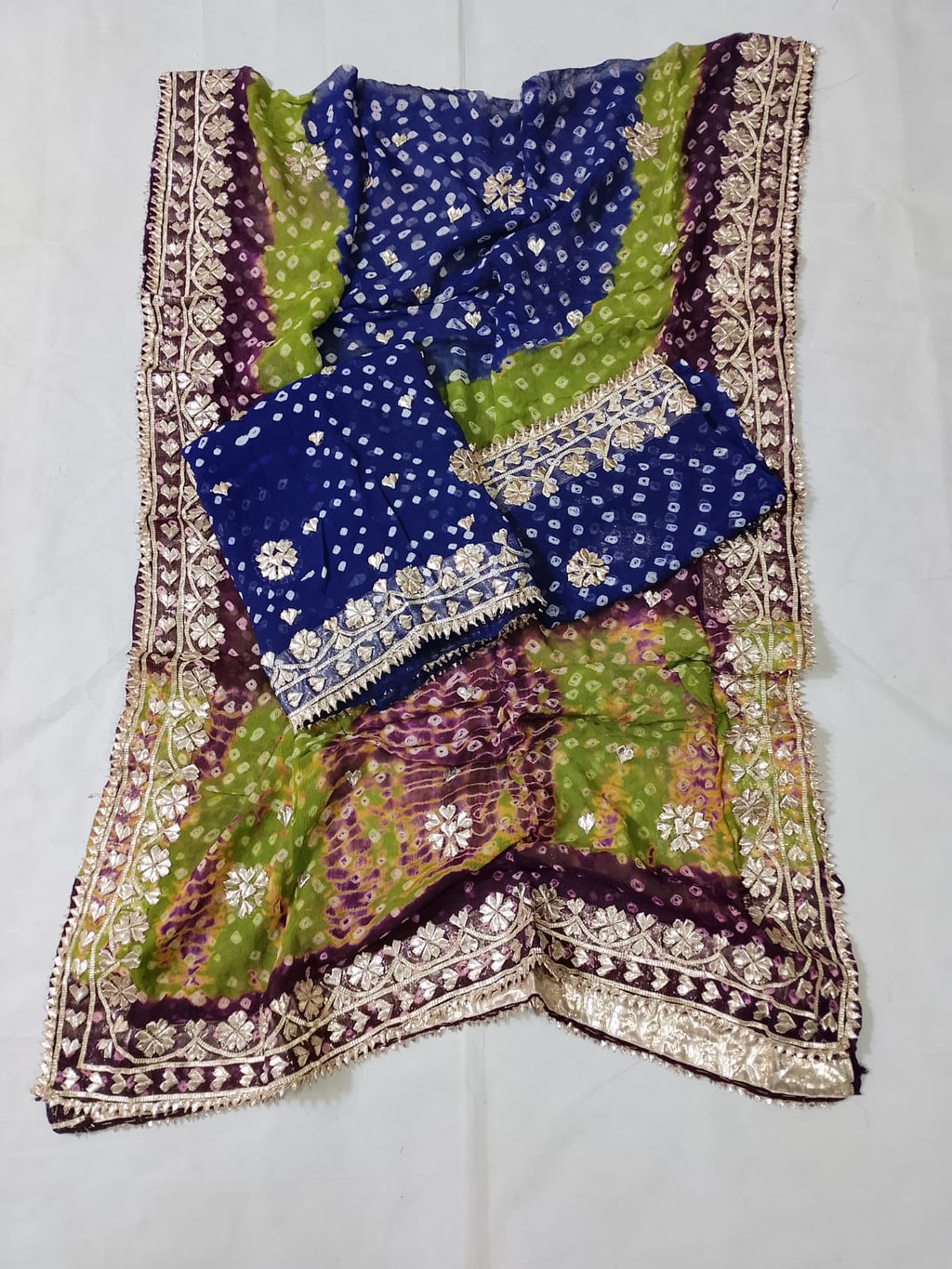 New Design Hand MADE  Beautiful Gotta Chunri Suits  2 Pcs