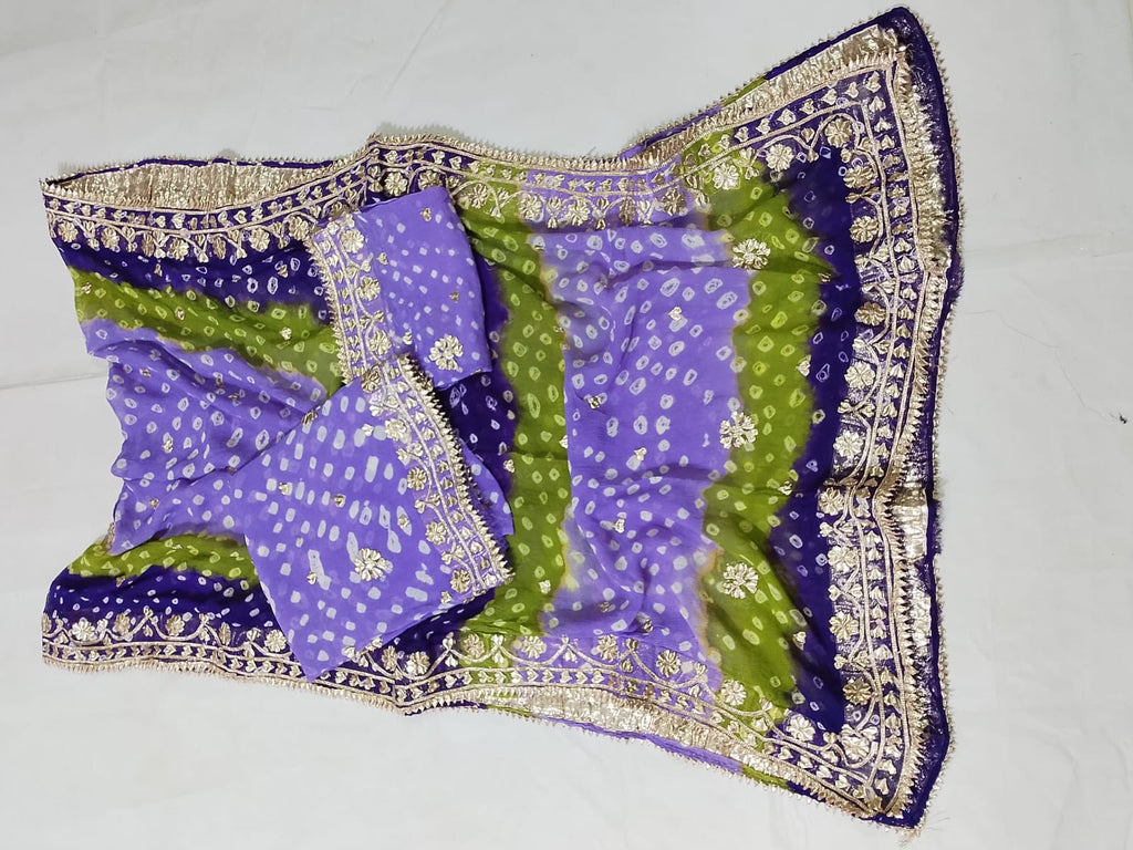 New Design Hand MADE  Beautiful Gotta Chunri Suits  2 Pcs