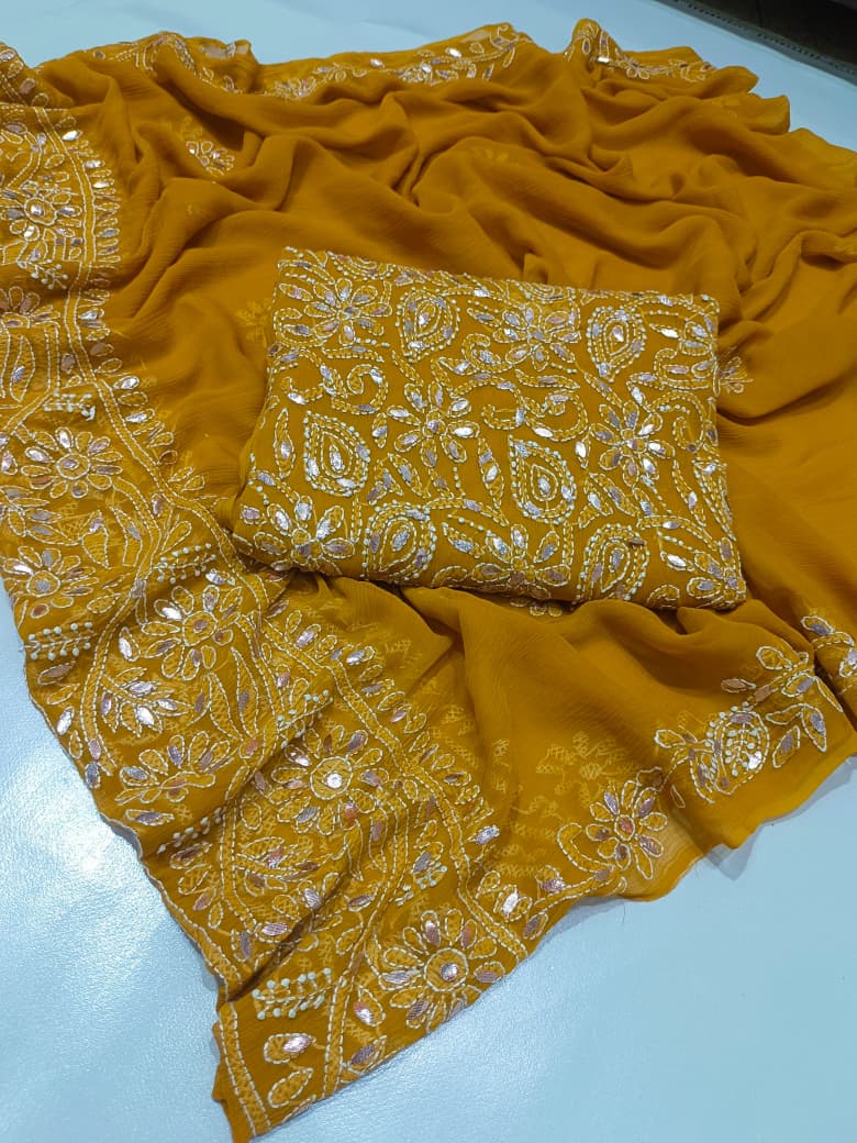 New Arrival New Design   Hand MADE  Beautiful Press Gotta Chicken Kari Suits