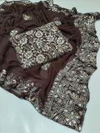 New Arrival New Design   Hand MADE  Beautiful Press Gotta Chicken Kari Suits